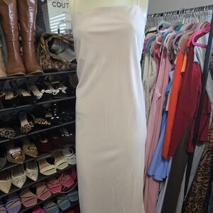H&M Strapless Cream Dress